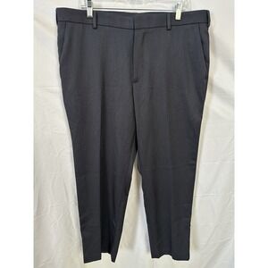 Van Heusen‎ Traveler Pants Mens Flat Front 38 x 29 Blue EUC